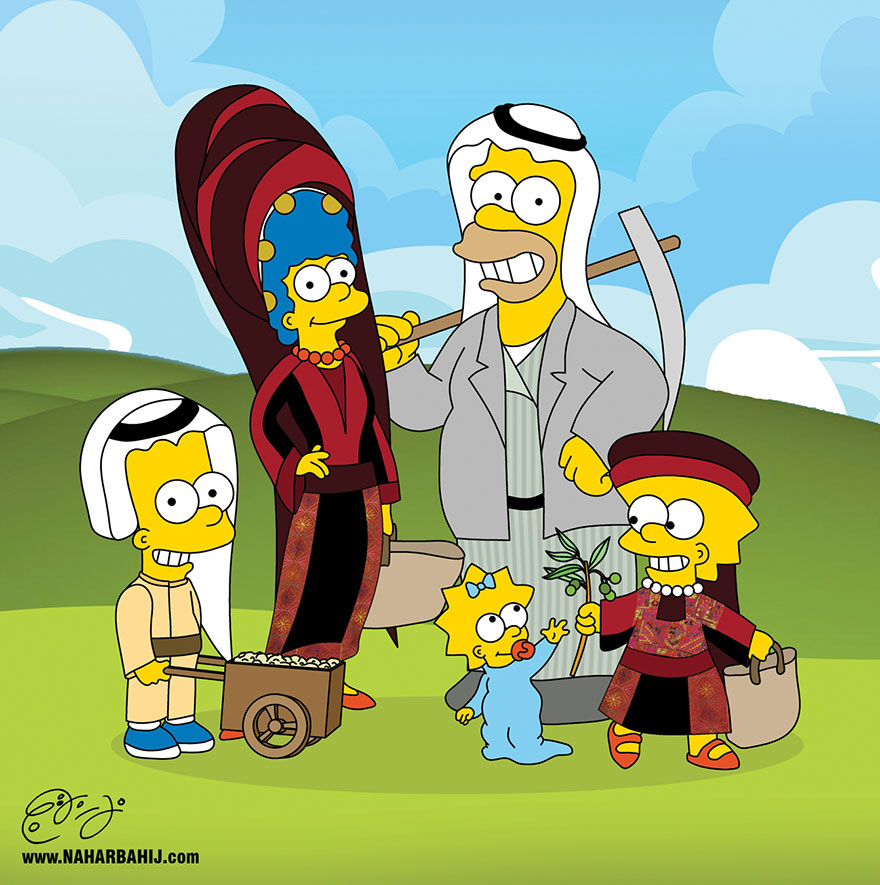 تخيل اشكال الشخصيات الكرتونية المشهورة اذا كانو عرب 