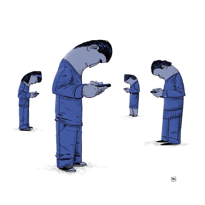 يستخدم هذا الفنان فنه لتصوير الجانب المظلم من المجتمع الذي نعيش فيه