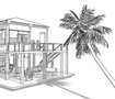 Beach cabana
