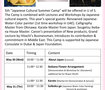 Japanese Culture Summer camp 2013 - Poster-Rollup 