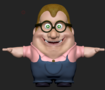 cartoonish character