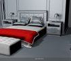 Bedroom without raw materials