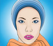 vector portrait illustration