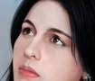 spped painting of Souad massi