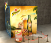 Schweppes gold peach summer lounge