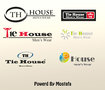  Tie house logo design and identity 