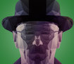 The One Who Knocks- polygon portrait