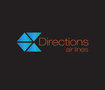 directions airline logo Design and corporate identity  