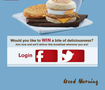 McDonald's Breakfast Microsite 