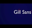 Motion grapic gill sans