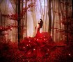 red fashion girl