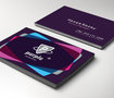 purple business card