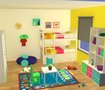 kids room 3d by maya autodesk