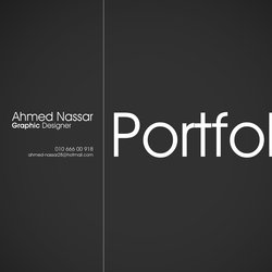 Ahmed Nassar Portfolio 