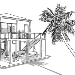 Beach cabana