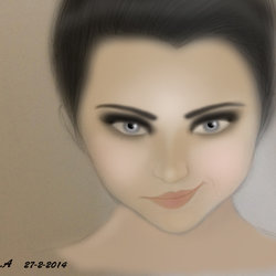 تلوين رسم بالرصاص على الفوتوشوب