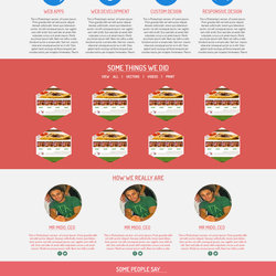 Flat &amp;amp; Responsive Design