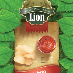 Lion chips : logo &amp;amp; packaging