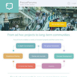 Focus Forums - Qualitative Research Tool web/mobile