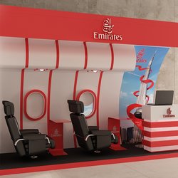 Emirates Airport wifi Booth