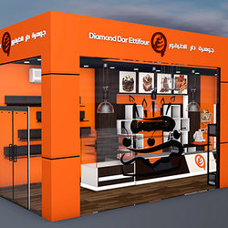 3D Patisserie Shop design