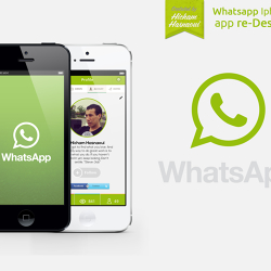 WhatsApp Iphone Re-design Concept