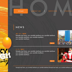 Layout Web Page for SKY HIGH 