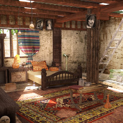 Wooden room