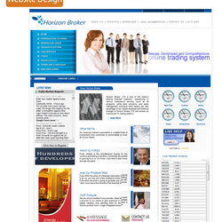 Website Interface designs