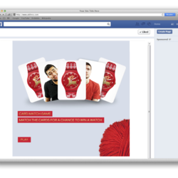 Swatch memory card game