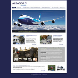Website User Interface layout 