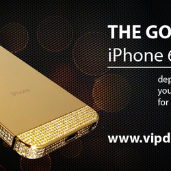gold iphone - slider design