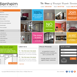 Blenheim Bedrooms and Home offices