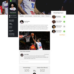 BasketBall social network