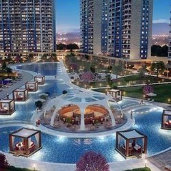 تصميم مميز بى استخدام شعار لمنتجع سياحى فندق