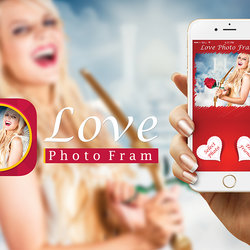 Graphic User Interface for love Photo Frame APP