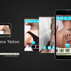 Graphic User Interface for Camera Tattoo APP