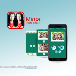 Graphic User Interface for Mirror Photo Effects APP