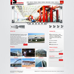 Rootsteel website design &amp;amp; Development