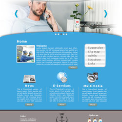El-Noor Hospital website design
