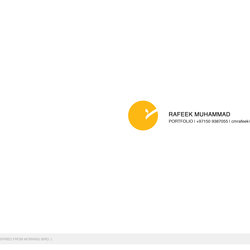 Rafeek Muhammad | Portfolio