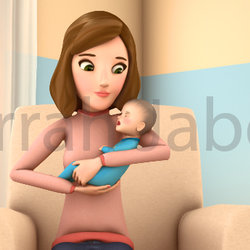 Mother and baby