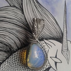 Handmade wire wrapped gems &amp;amp; crystals