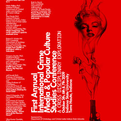 Crime and media conference poster series