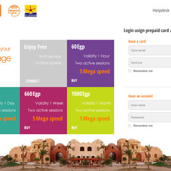 Mobinil Wi-Fi portal in Gouna