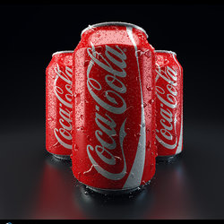 Digital Art - Cola Packshot