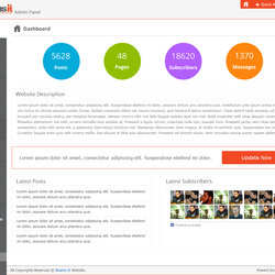 Admin Panel UI Design