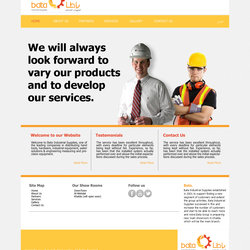 Bata Industrials Website Design