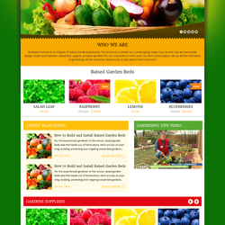 Backyard Harvest Website