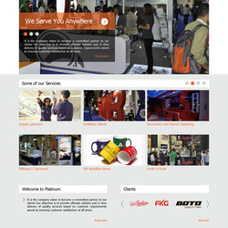 Platinum express Website Design